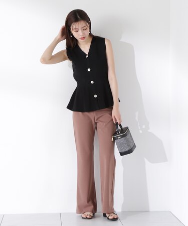 《EDIT COLOGNE》フレアパンツ