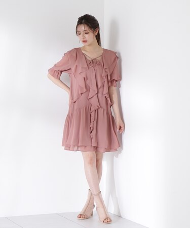 《EDIT COLOGNE》ラッフルミニワンピース
