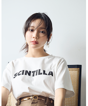 ＜ウォッシャブル＞ゴシックロゴTシャツ