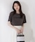 ＜ウォッシャブル＞ゴシックロゴTシャツ