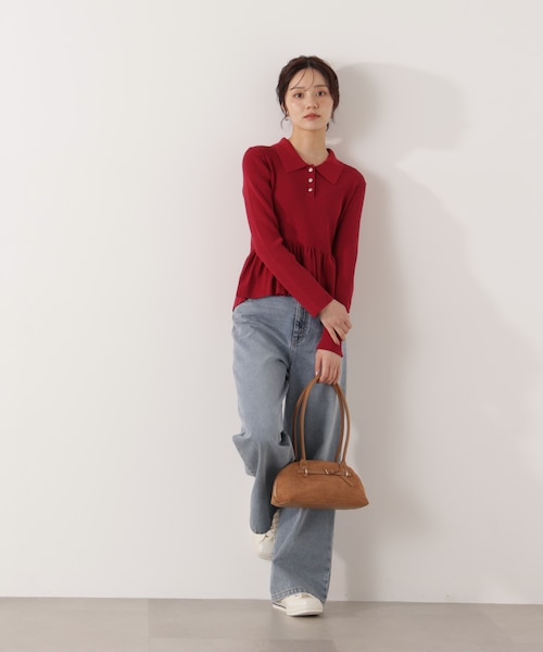 谷川菜奈さんコラボ＞チェーン付きワイドパンツ 25AW｜プロポーション