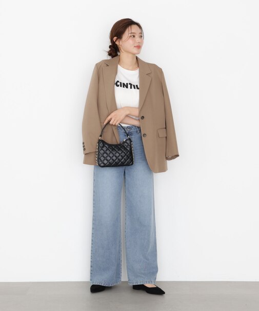 ワイドデニムパンツ