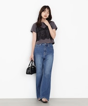 ブーツカットデニムパンツ
