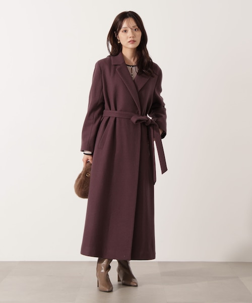 美品✨ボディドレッシングデラックス　ベルト付　ダウンコート　美シルエット M ボディドレッシングデラックス の買取【ブランディア】 (1ページ目)