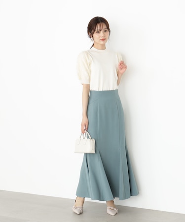 バックレースアップマーメイドスカート