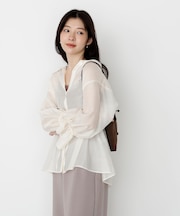 ＜ハンドウォッシャブル＞2wayシャツチュニックセット
