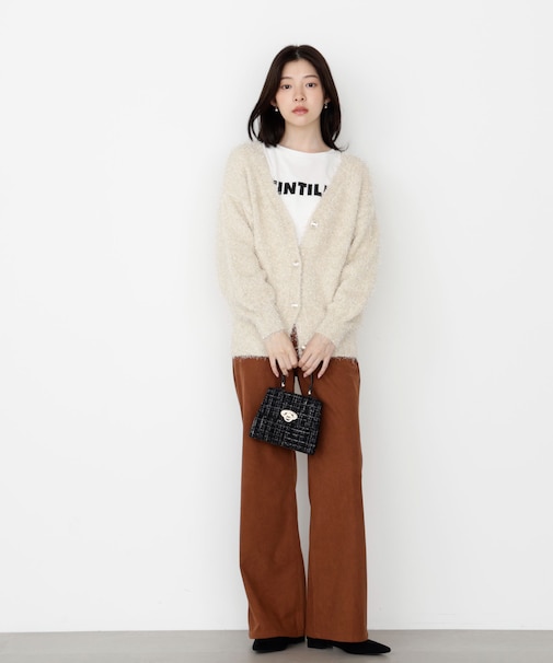 《EDIT COLOGNE》コーデュロイフレアパンツ 25AW