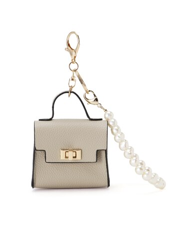 パール付きミニバッグチャーム