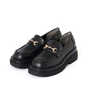 トラックソールローファー