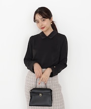 ＜ウォッシャブル＞ちびカラーブラウス