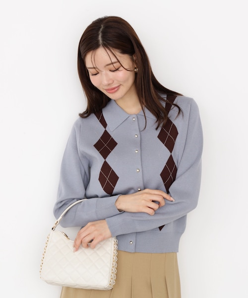 未使用　archi フーディニット ウォッシャブル】Garter & Half Cardigan Stitch フーディニット
