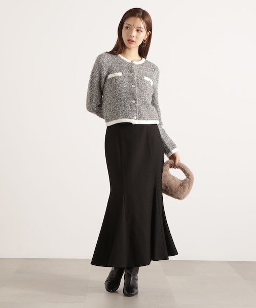 ＜ウォッシャブル＞ハイウエストマーメイドスカート 25AW