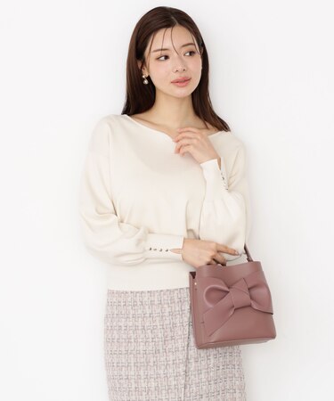 ＜ハンドウォッシャブル＞ハートカット総針ニット 25AW