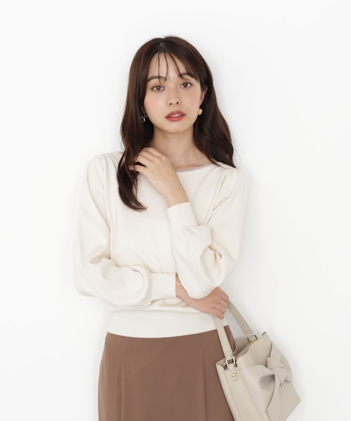 JUSGLITTY♡前後2wayゆるVニット JUSGLITTY（ジャスグリッティー）の「ゆるVニット（ニット