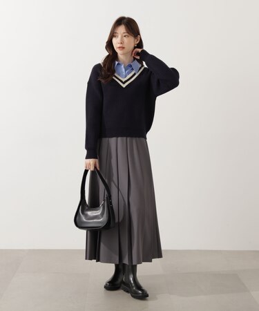 プリーテッドスカート