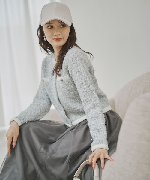 【美品】UBCB ファンシー ニット カーディガン 美品】【United Arrows】UBCB ファンシー ニット カーディガン