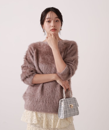ヘアリーニット