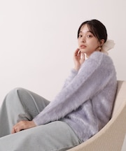 ヘアリーニット