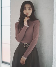 部分シアーリブニット 25AW