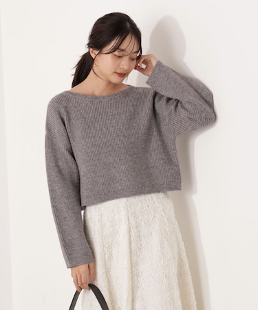アンジェリーナボックスニット  25AW