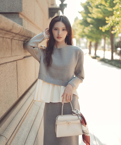 谷川菜奈さんコラボ＞チェーン付きワイドパンツ 25AW｜プロポーション