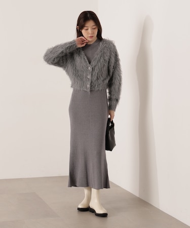 シャギーカーデニットセットアップ