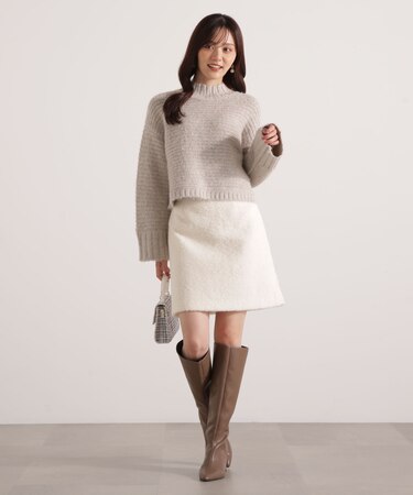 シャギーミニスカート 25AW