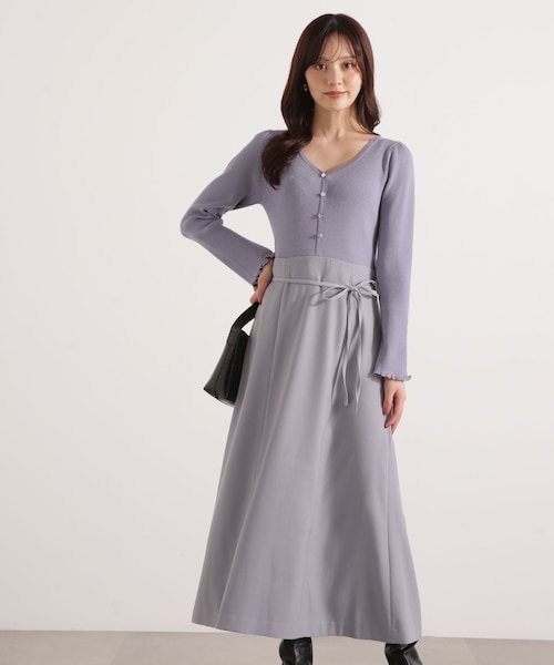 ニットドッキングレディーワンピース|プロポーションボディ ニットドッキングレディーワンピース|プロポーションボディ