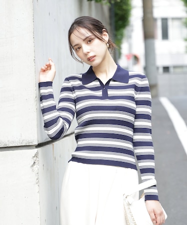 ポロボーダーニット