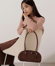 フロントベルトロングショルダーバッグ