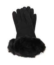 フェイクスエードファーグローブ