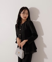 ペプラムジャケット