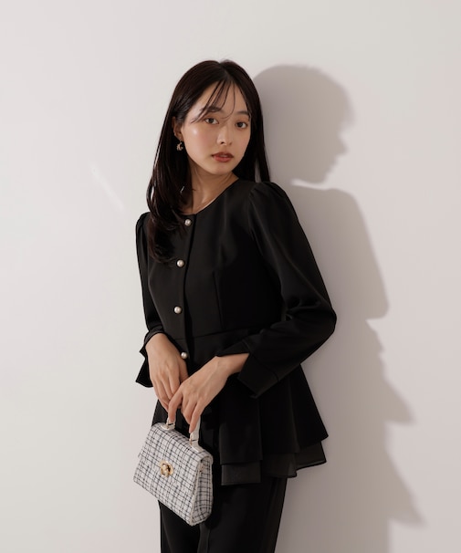 ペプラムジャケット