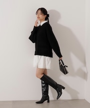 《EDIT COLOGNE》レイヤードミニワンピース