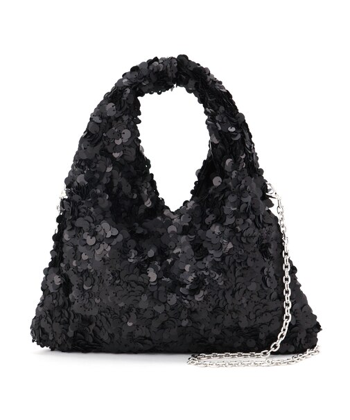 スパンコールトライアングルバッグ