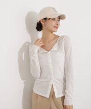 〈a/mie〉シアーカットソー