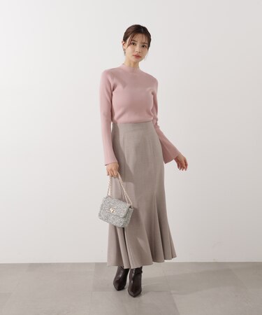 ハイウエストマーメイドスカート