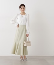 スプリングツイードマーメイドスカート