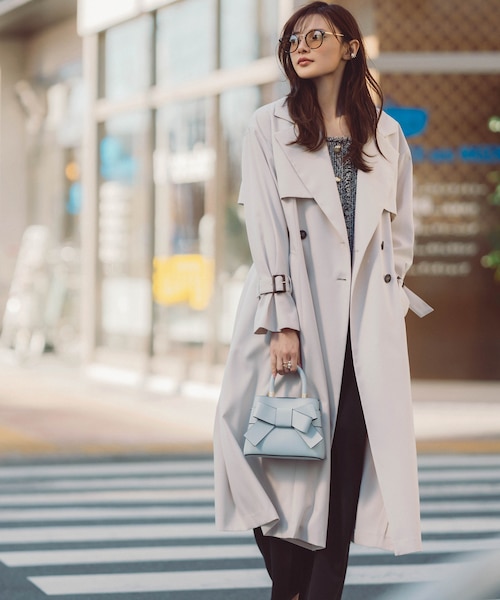 PROPORTION BODY DRESSING ベーシックトレンチコート 防シワ／花粉リリース＞ベーシックトレンチコート｜プロポーション