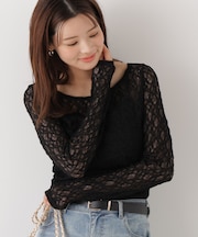 〈a／mie〉ストレッチレース