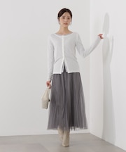 《EDIT COLOGNE》ラメプリーツスカート