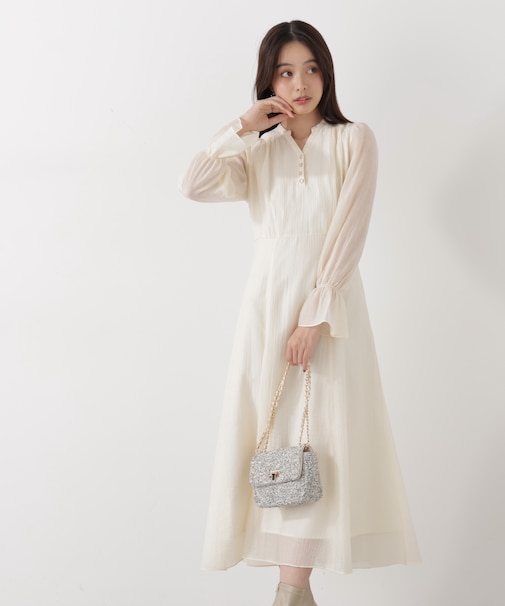 バックレースアップレディワンピース　26SS