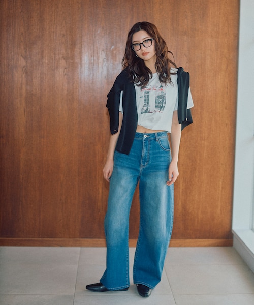 リボンフェザーロングパンツ｜ジェラートピケの通販｜&mall（アンド