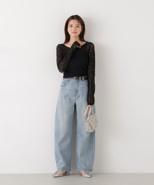 〈a／mie〉カーブデニムパンツ　26SS