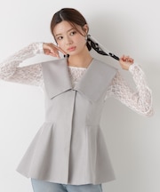 〈a／mie〉ビッグカラージレ