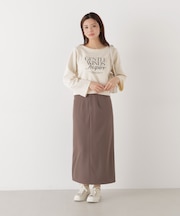 〈a／mie〉ベーシックナロースカート