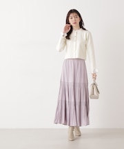 《EDIT COLOGNE》ランダムギャザースカート　26SS