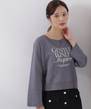 〈a／mie〉ラグランロゴトップス