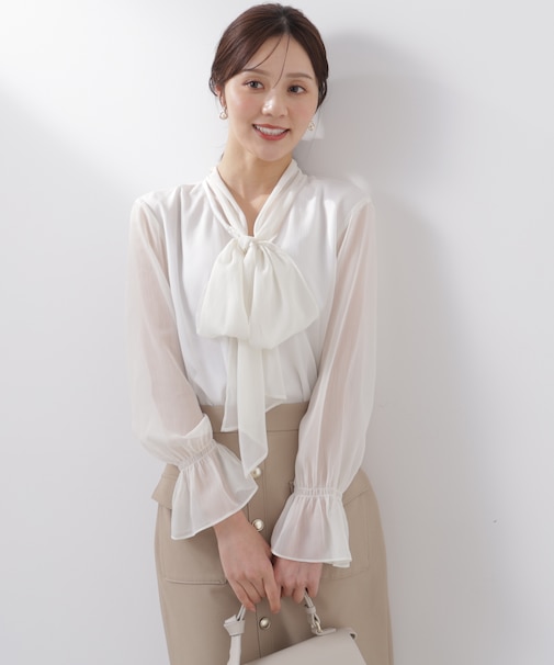 ビッグリボンブラウス　26SS