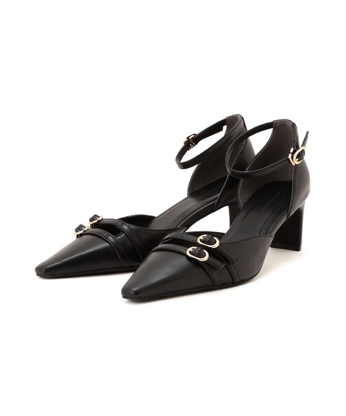 ストラップパンプス